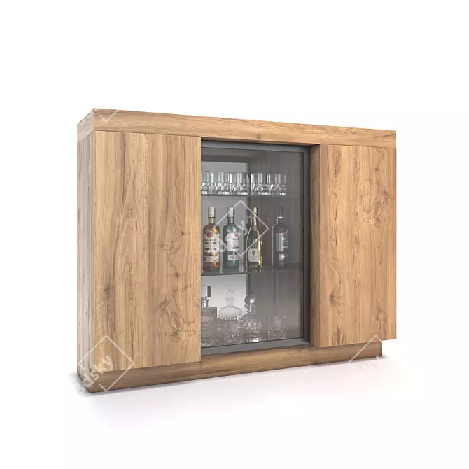 Contemporary Bar Cabinet - Giulia Novars 3D model image 2