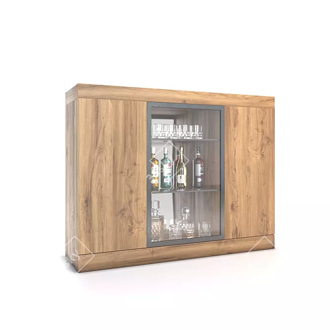 Contemporary Bar Cabinet - Giulia Novars 3D model image 4