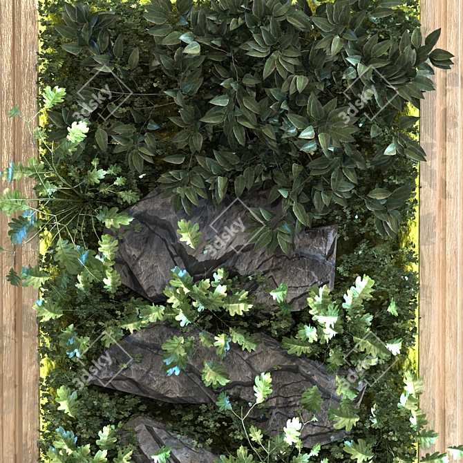 Vertical Greenery Set - Aesthetic and Space-Saving 3D model image 3