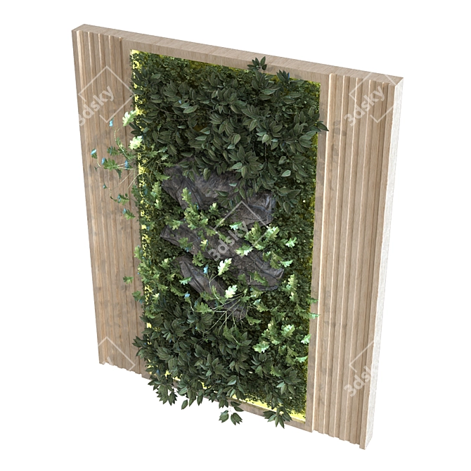 Vertical Greenery Set - Aesthetic and Space-Saving 3D model image 5