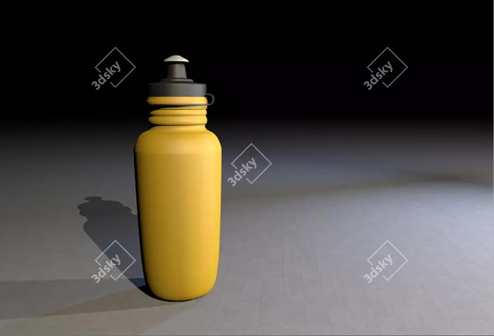 HydroPro Sports Bottle 3D model image 1