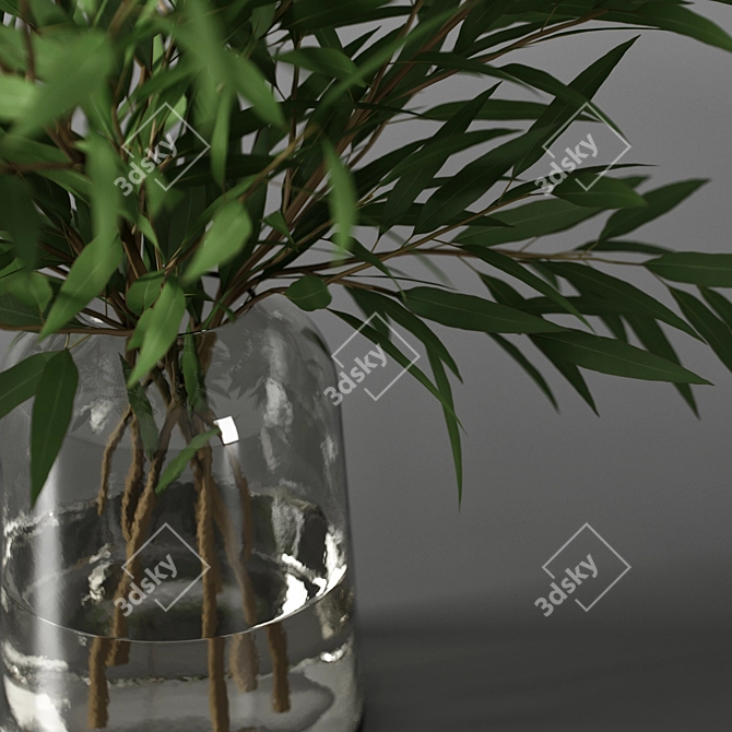 Elegant 16" Decorative Vase 3D model image 5