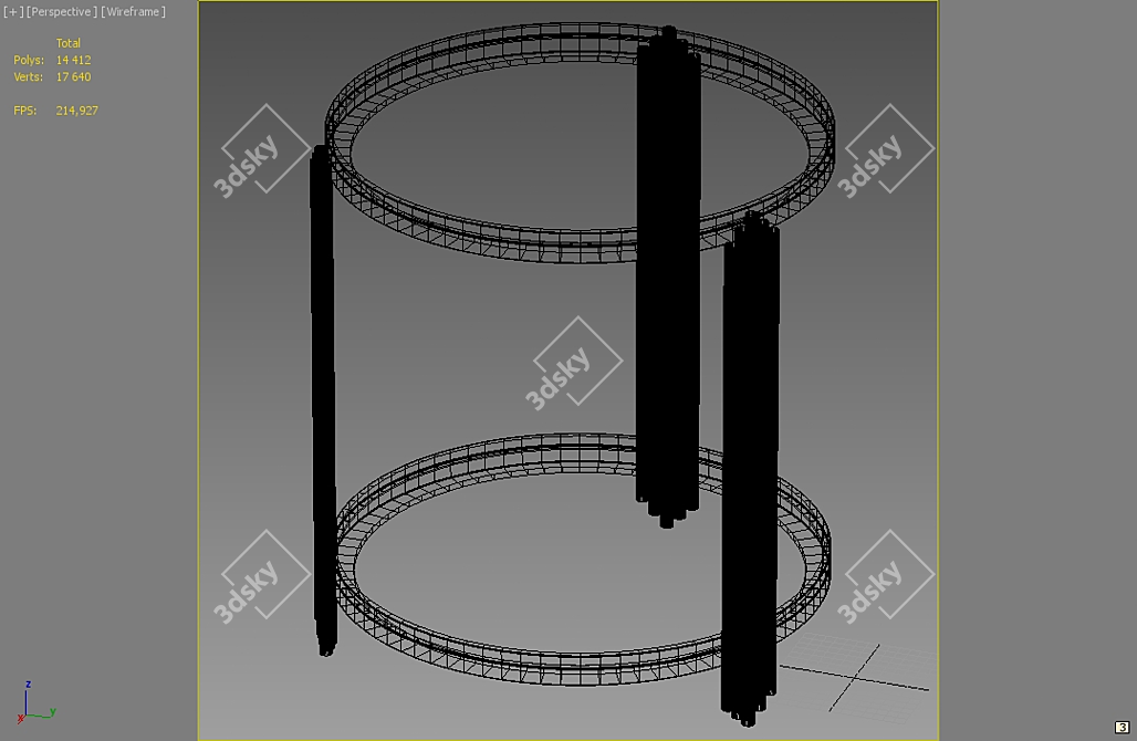 Modern Designer Coffee Table - 100stolov 3D model image 3