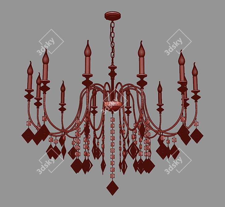 Telao Smart Hanging Chandelier 3D model image 3