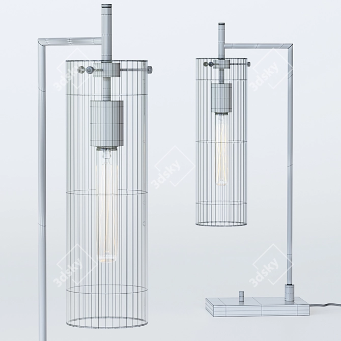 Elegant Marian Table Lamp 3D model image 3