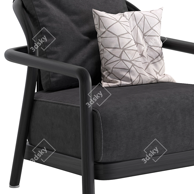 FLEXFORM ALISON Armchair 3D model image 4