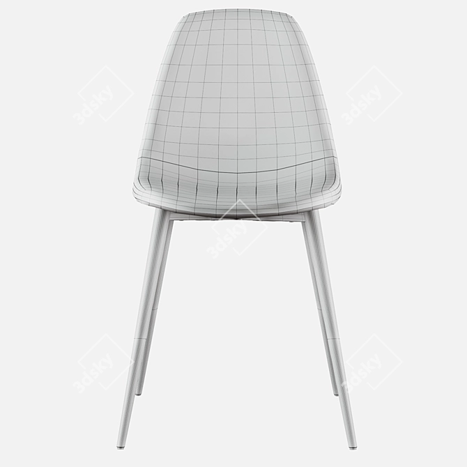 Elegant Santyago Chair: Stylish and Comfortable 3D model image 7