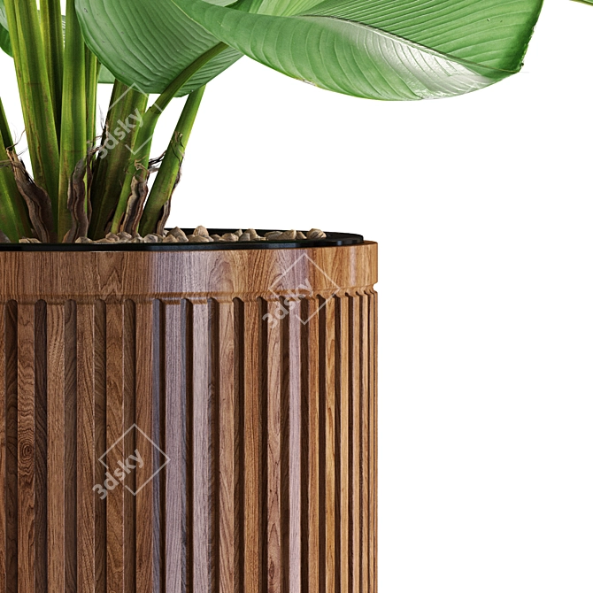 Botanical Bliss: 542 Green Marvels 3D model image 4