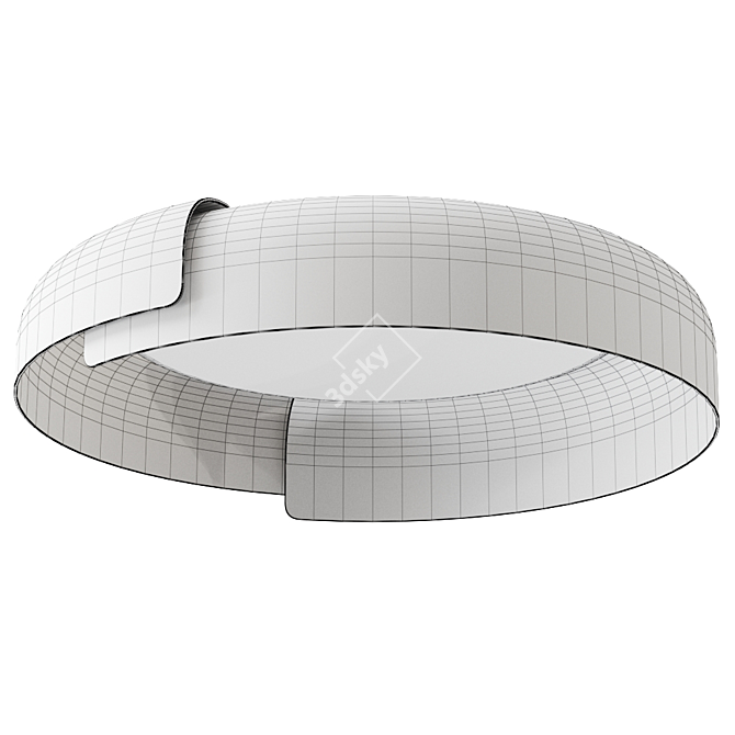 Elegant DALA LED Ceiling Light 3D model image 6