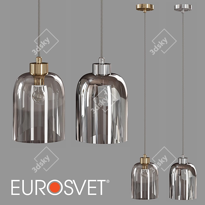 Tandem OM Pendant Lamp: Eurosvet 50119/1 3D model image 1