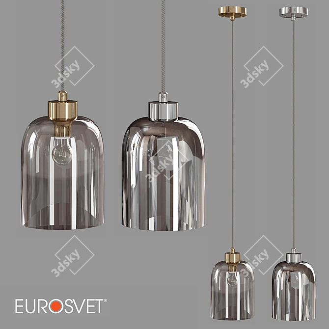 Tandem OM Pendant Lamp: Eurosvet 50119/1 3D model image 2