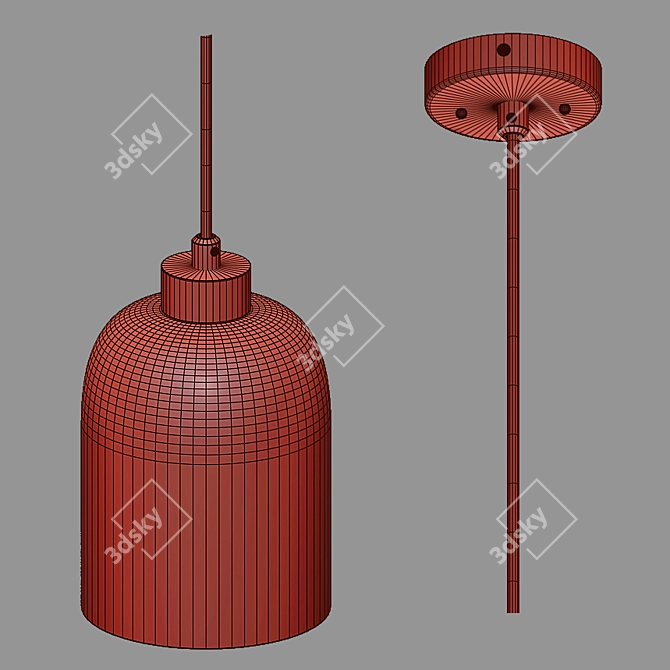 Tandem OM Pendant Lamp: Eurosvet 50119/1 3D model image 3