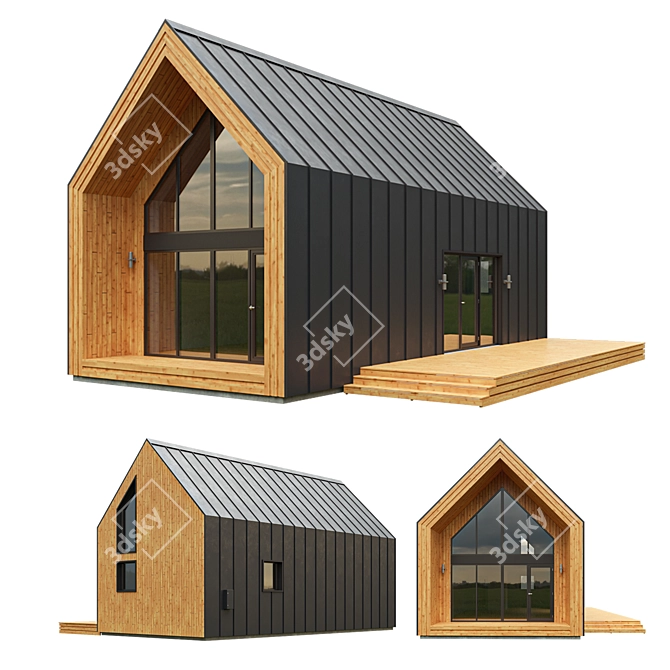 Title: Barnhouse Smart 02 - Spacious, Stylish, Superior. 3D model image 1