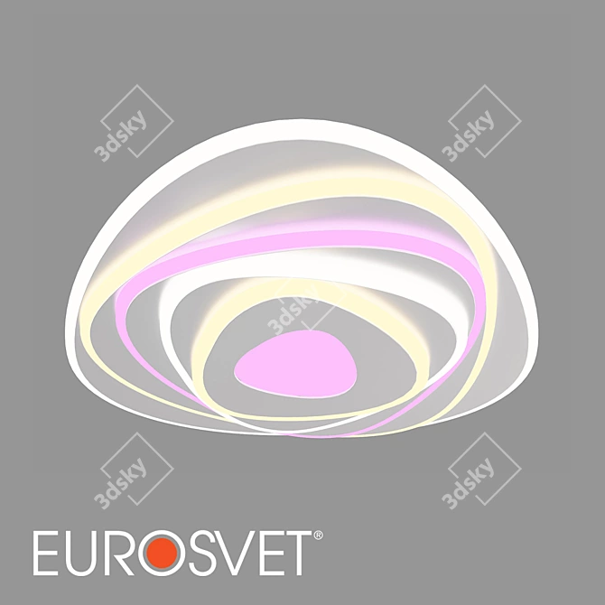 Eurosvet Coloris LED Ceiling Light 3D model image 1