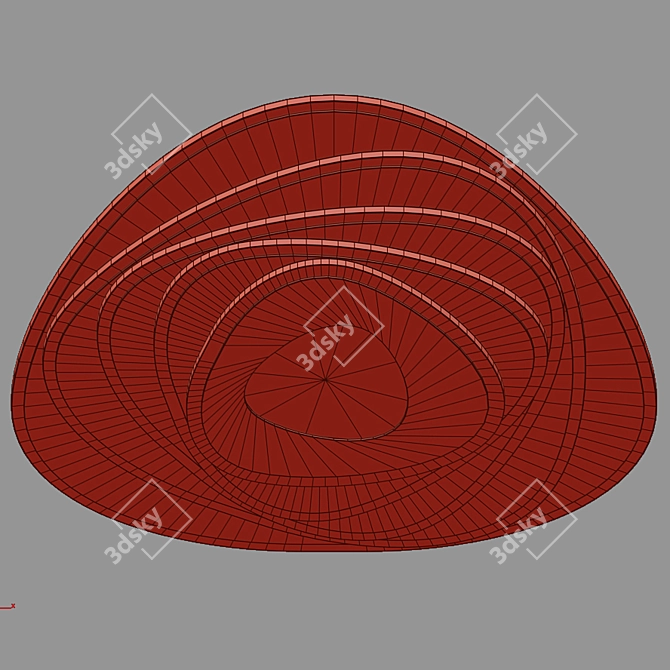 Eurosvet Coloris LED Ceiling Light 3D model image 2