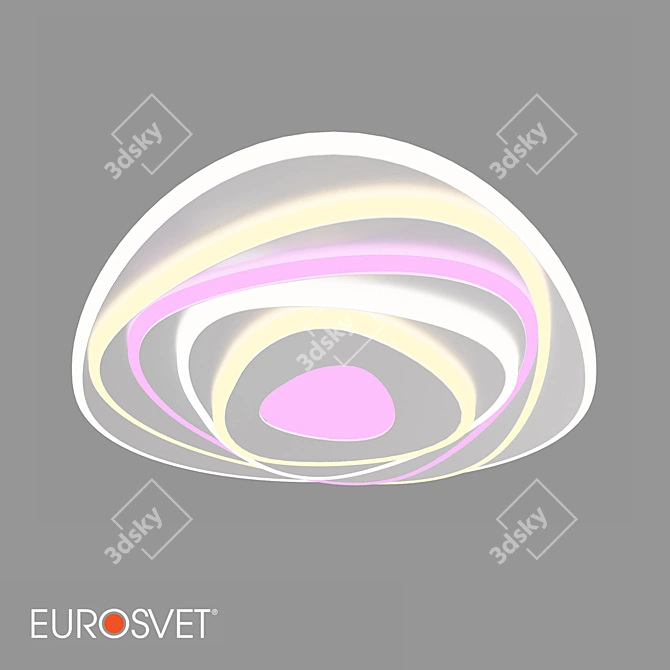 Eurosvet Coloris LED Ceiling Light 3D model image 3