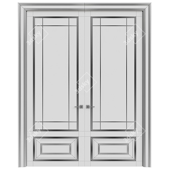 Modern Interior Door 106 3D model image 4