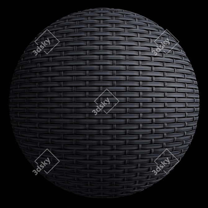 Procedural Wicker Materials 3D model image 2