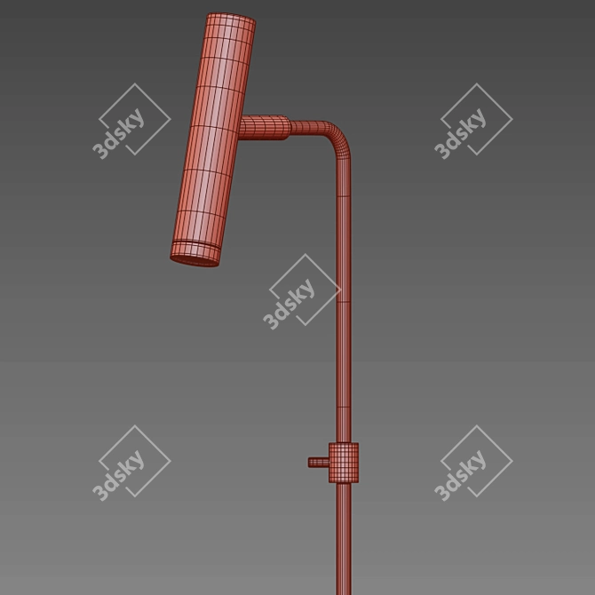 Modern Vertigo LED Floor Lamp 3D model image 3