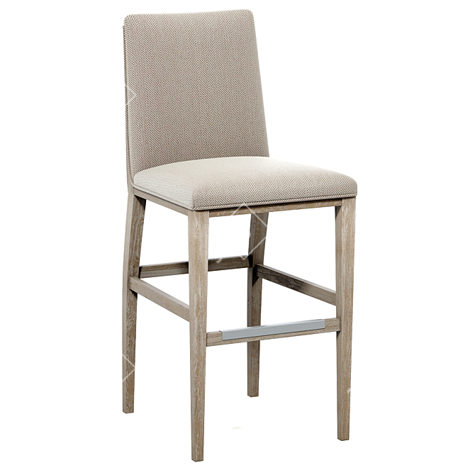 Casino Swivel Bar Stool 3D model image 4