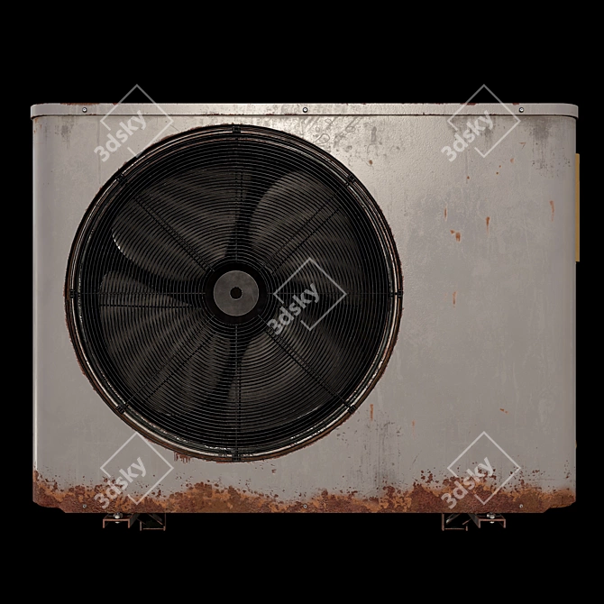 Rustic Outdoor A/C Unit: 2015 Version 3D model image 2