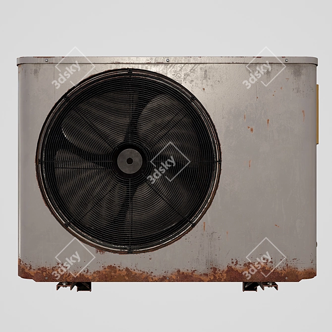 Rustic Outdoor A/C Unit: 2015 Version 3D model image 10