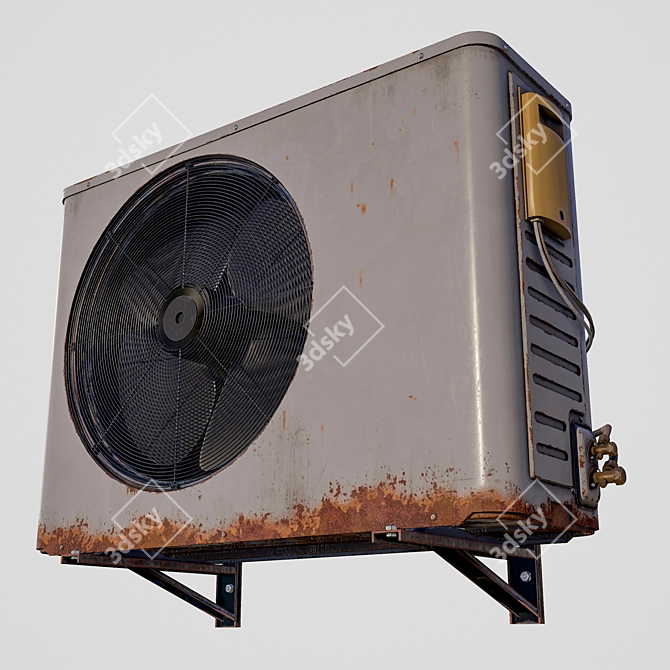 Rustic Outdoor A/C Unit: 2015 Version 3D model image 17