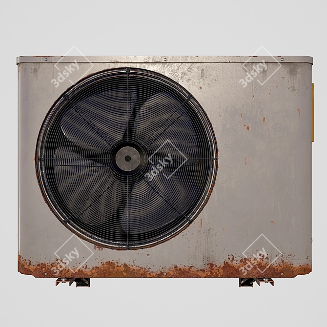 Rustic Outdoor A/C Unit: 2015 Version 3D model image 18