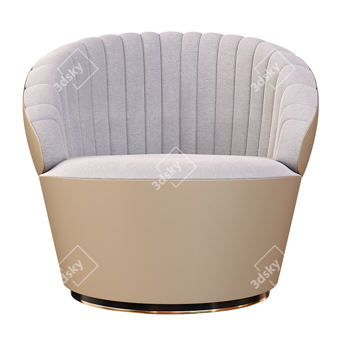 Contemporary CONSONANCE Armchair by Roche Bobois 3D model image 2