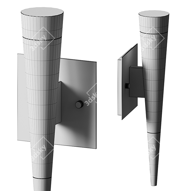 Modern LED Wall Sconce 3D model image 5