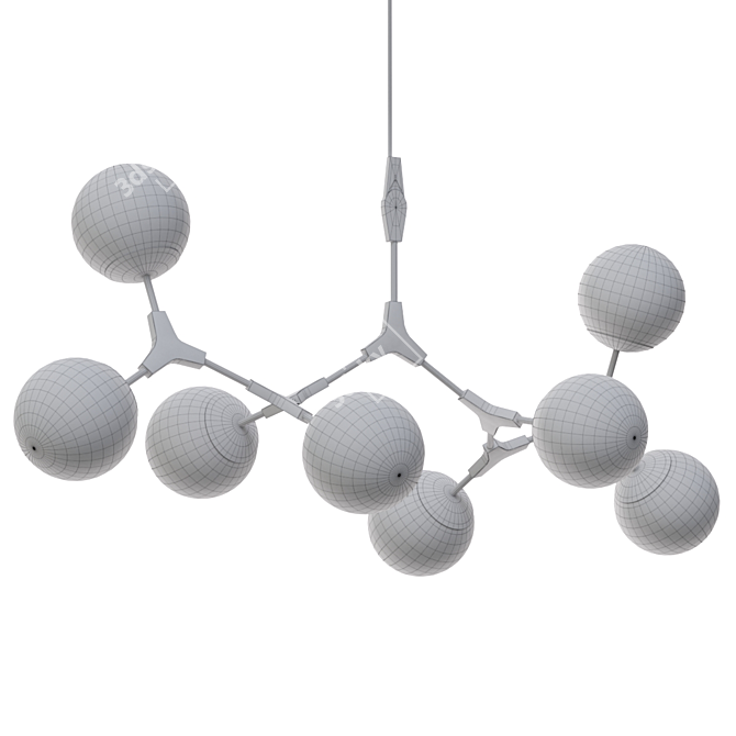 Ethereal Beanstalk Chandelier 3D model image 2