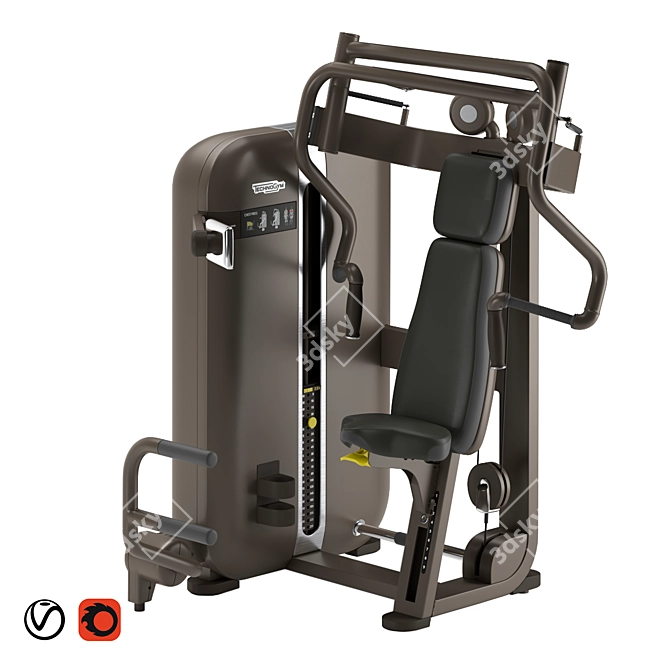 Ultimate Chest Workout Machine 3D model image 1