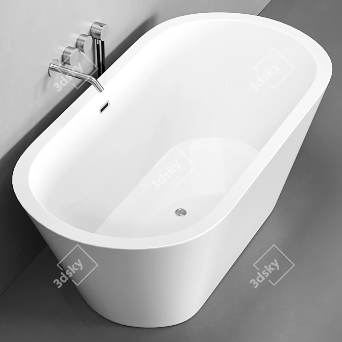 Abber Baths Set: AB9213 and AB9216 with CEA DESIGN GIOTTO Plus Mixers 3D model image 3