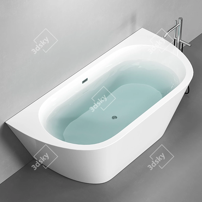 Abber Baths Set: AB9213 and AB9216 with CEA DESIGN GIOTTO Plus Mixers 3D model image 4