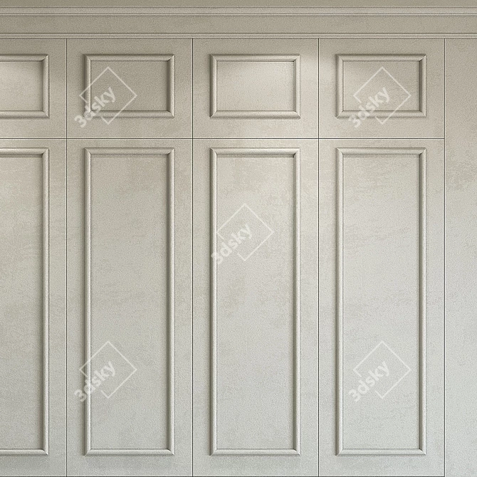 Elegant Molding Plaster: 188 3D model image 4