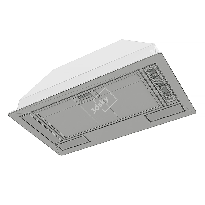 Bosch DLN53AA50 Cooker Hood: Powerful, Sleek, Efficient 3D model image 7