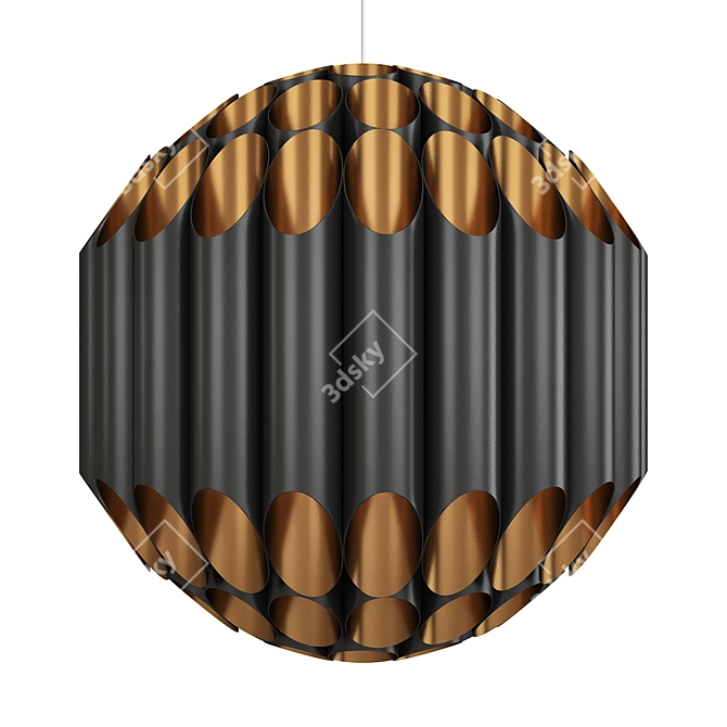 Kravitz Suspension: Sleek and Stylish Lighting 3D model image 1