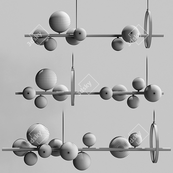 IONA L Pendant Light - Modern Design 3D model image 5