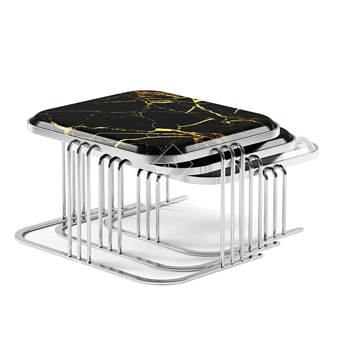 Modern Coffee Table - Sleek Design & Functionality 3D model image 2