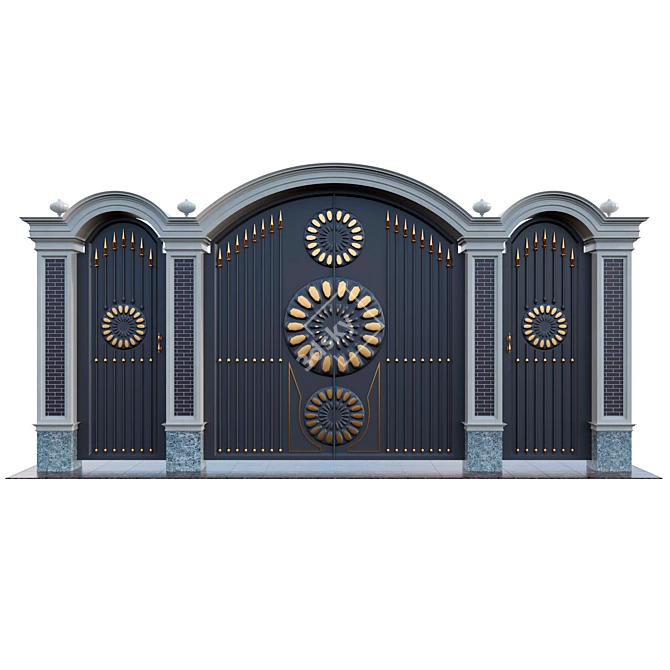 Classic Gates Model 3D model image 5