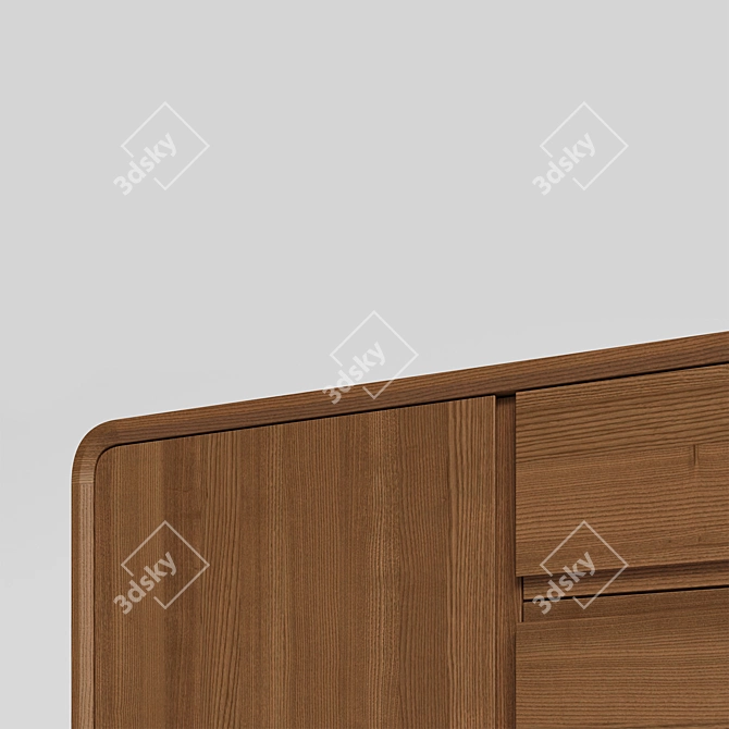 Modern TV Stand: 200x60x40 cm 3D model image 11