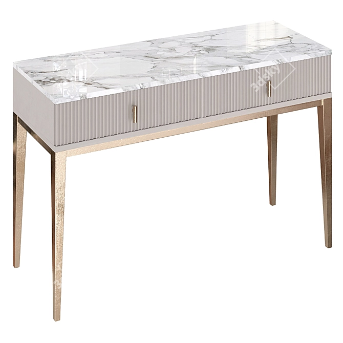Luxury Marble Console Table: Katalina 3D model image 1