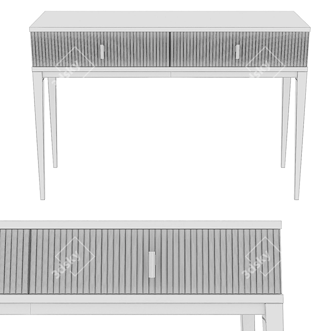 Luxury Marble Console Table: Katalina 3D model image 3