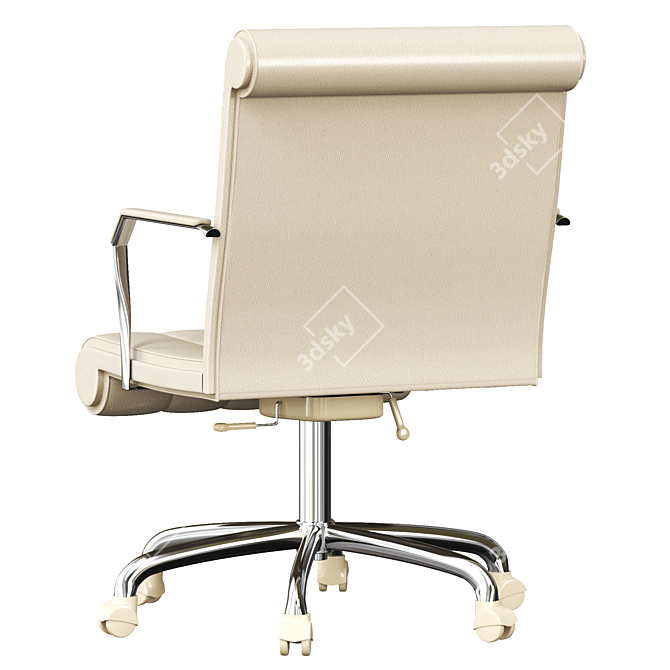 Modern Wave Chair 3D model image 4