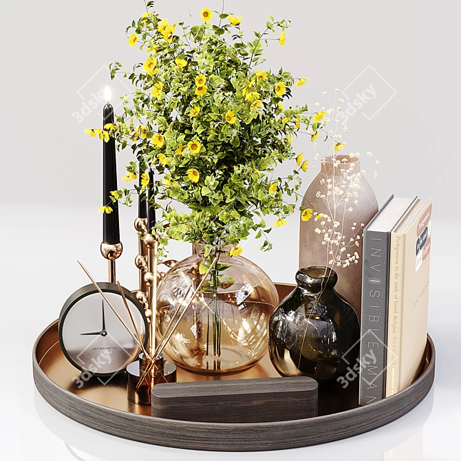 Elegant Decor Set 028: High-Quality, Detailed 3D model image 2