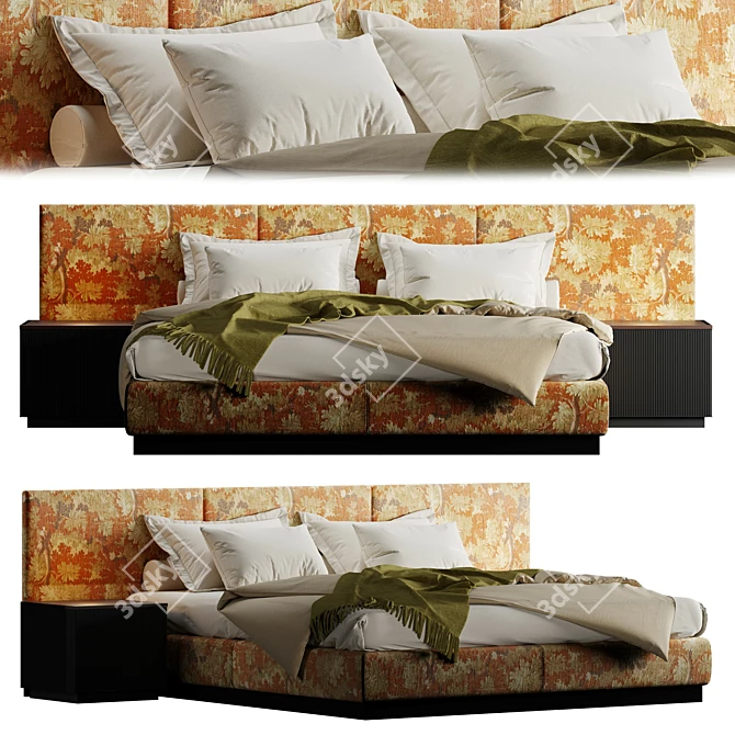 Eternal Dream Bed 3D model image 1