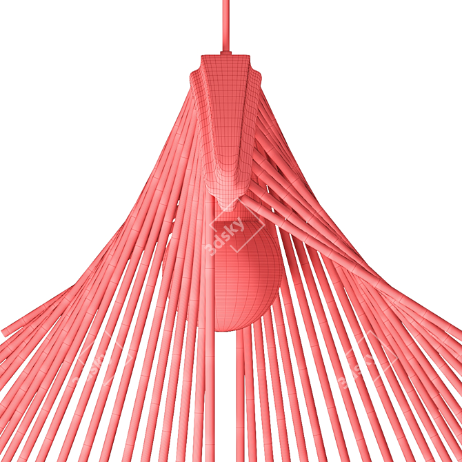 Modern Hanging Pendant Light 3D model image 4