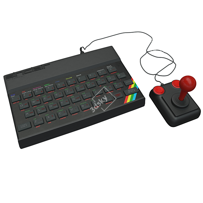 Sinclair ZX Spectrum: Retro Gaming Heaven 3D model image 1