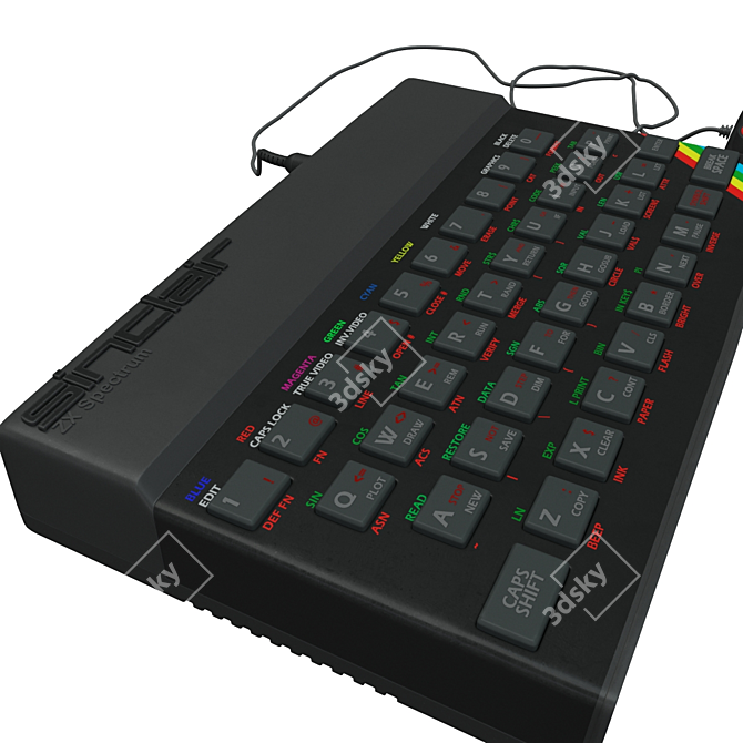 Sinclair ZX Spectrum: Retro Gaming Heaven 3D model image 5