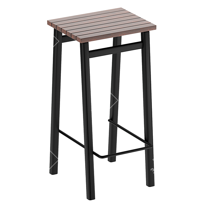 Urban Loft Barstool 3D model image 1